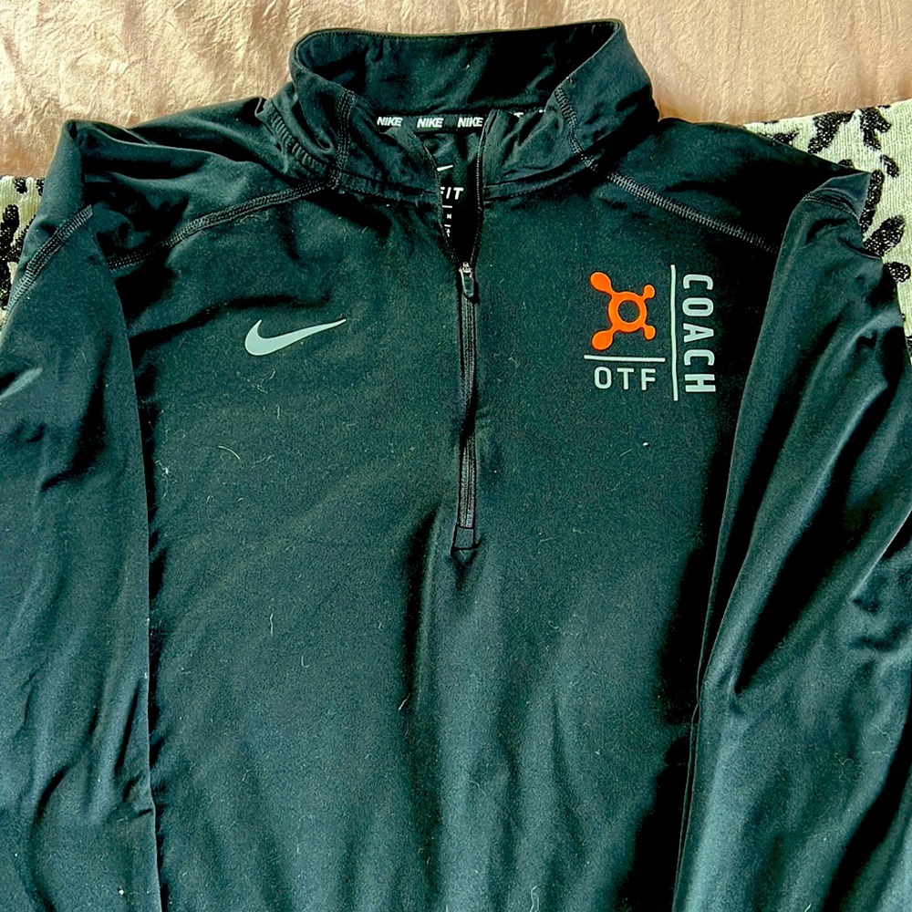 Orangetheory coach 3/4 zip shirt